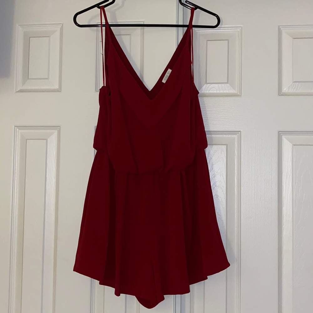 Red romper